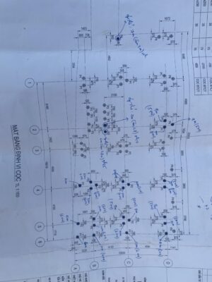 bám sát bản vẽ để ép cọc 1 cách chính xác